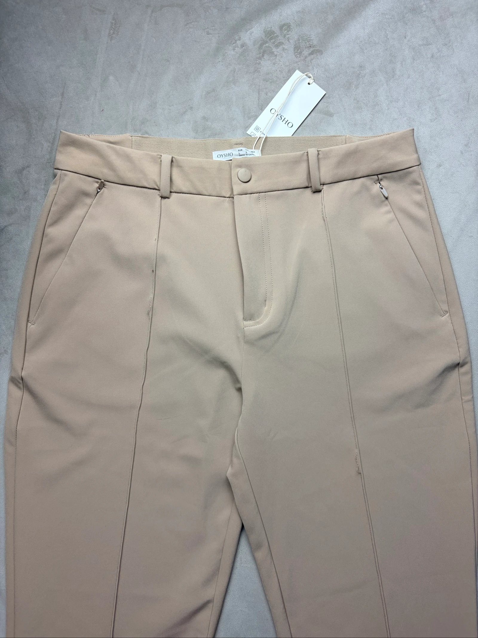 Calça de fato OYSHO bege/taupe – Novo com etiqueta – Tamanho L – photo 2